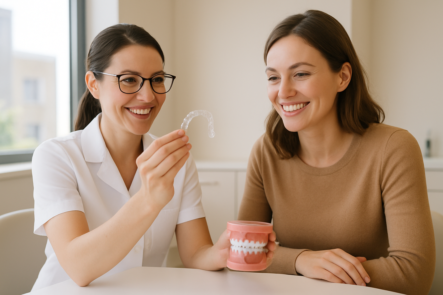 Invisalign vs. Traditional Braces: Which Is Right for You? — invisalign vs braces illustration